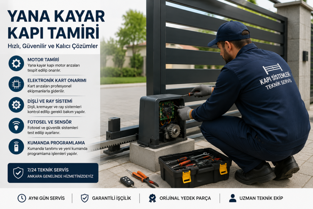 Yana Kayar Kapı Tamiri Yana Kayar Kapı Tamiri